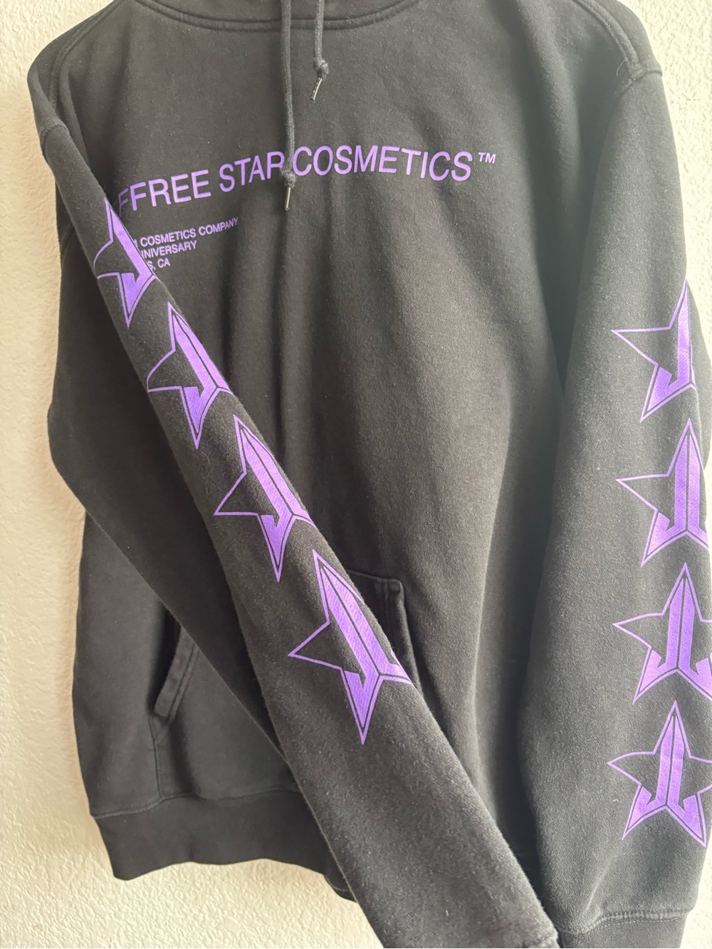 Jeffree Star Purple Black Hoodie Size Medium - Picture 4 of 7